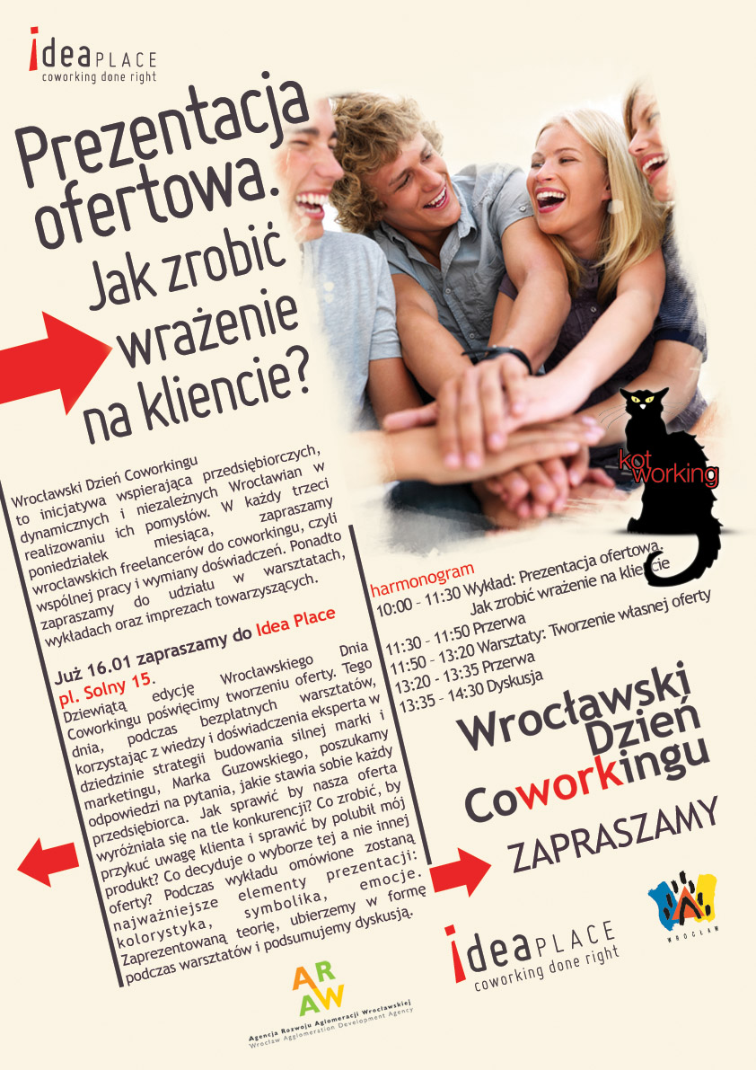 Wyróżnij się albo zgiń - kolejna edycja Wrocławskich Dni Coworkingu, mat. prasowe